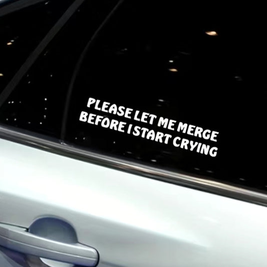 Merge Car Sticker