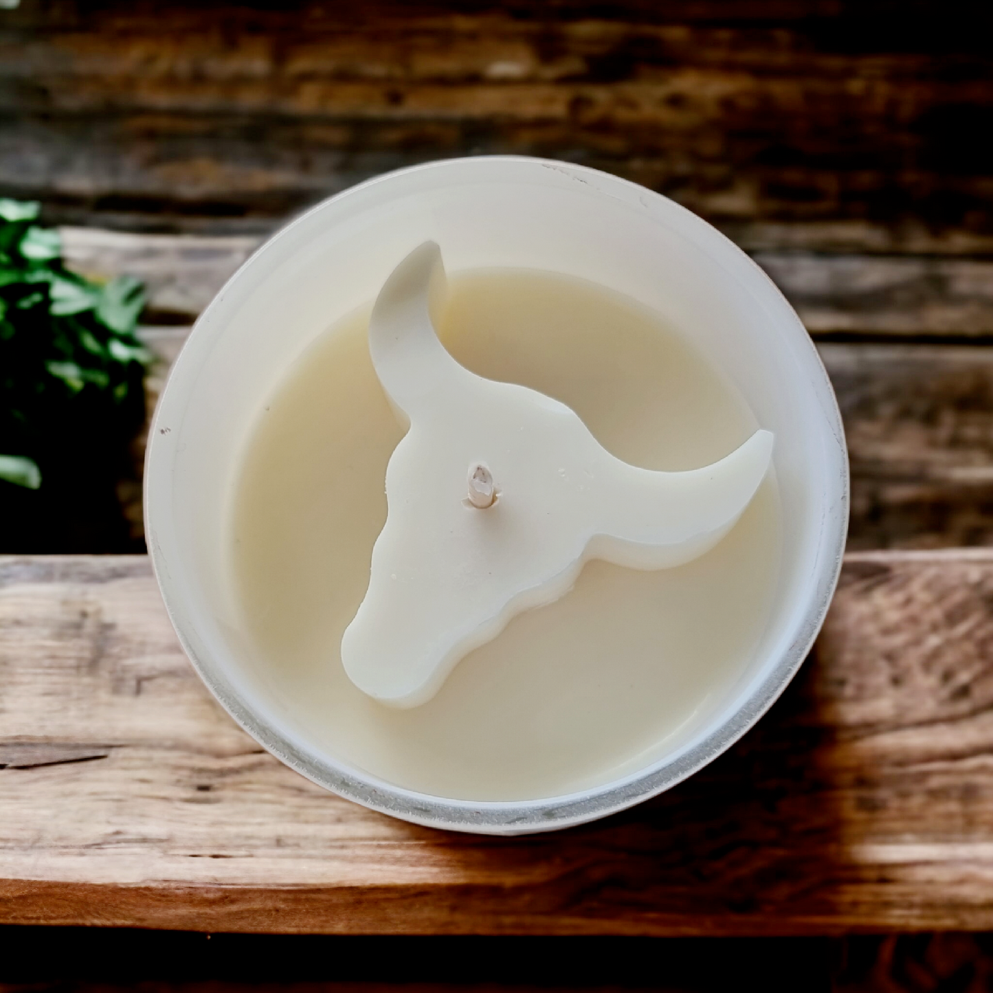 Small Bull Candle